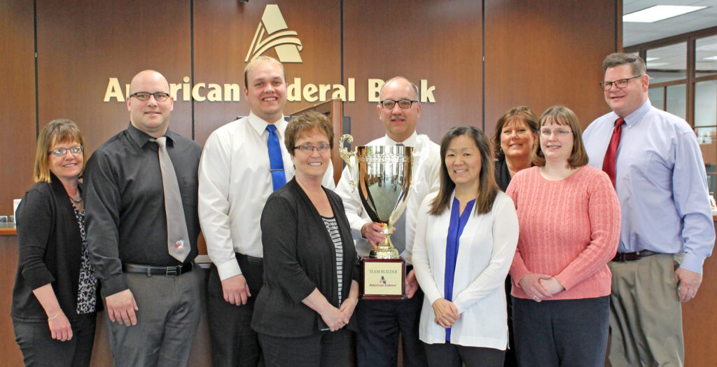 American Federal Bank Fosston Team Builder Recognition