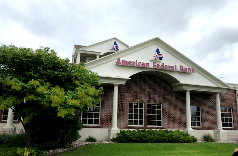 American Federal Bank building in East Grand Forks