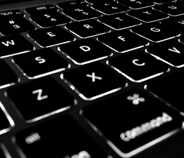 Lighted Laptop Computer Keyboard