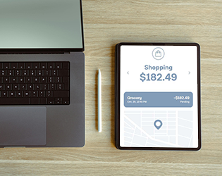 Card Control on tablet