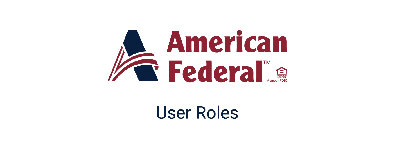 User Roles