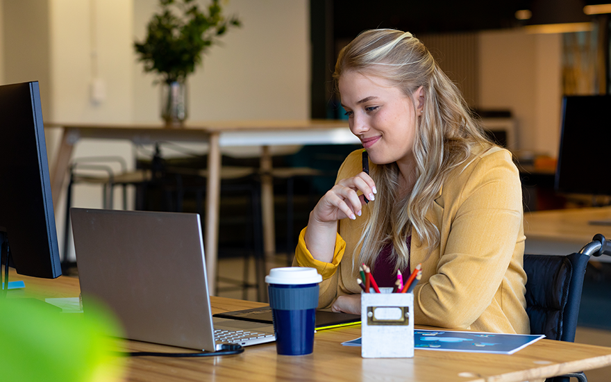 Woman on Laptop
